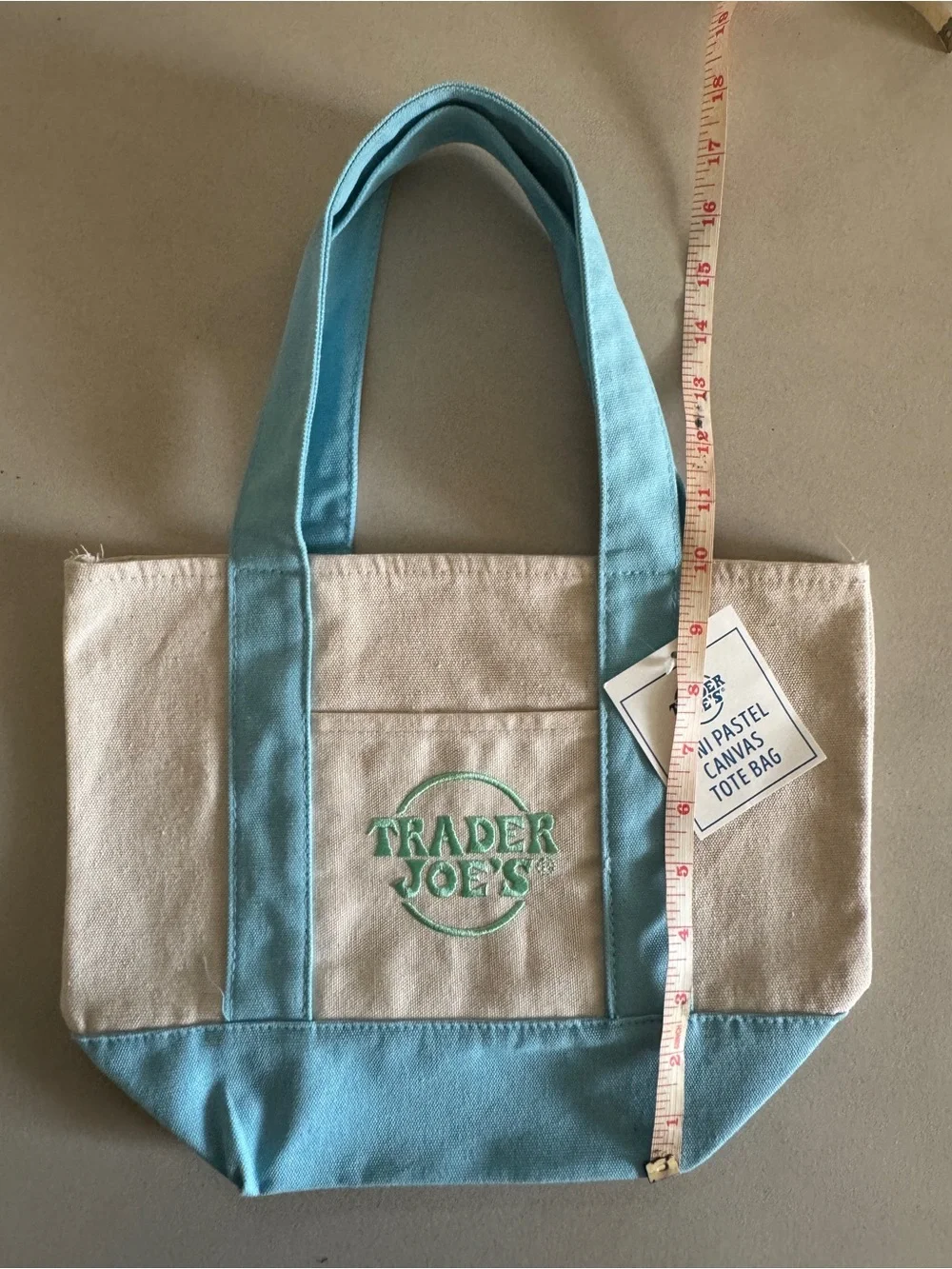 Trader Joe’s Mini Canvas Tote Bag